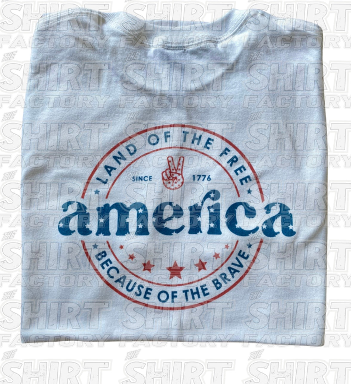 AMERICA Peace Sign Tee