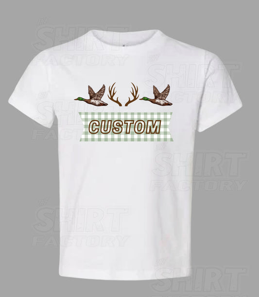 Duck and Antler Customizable Tee