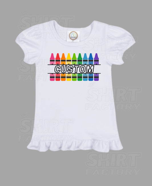 Crayon Customizable Tee