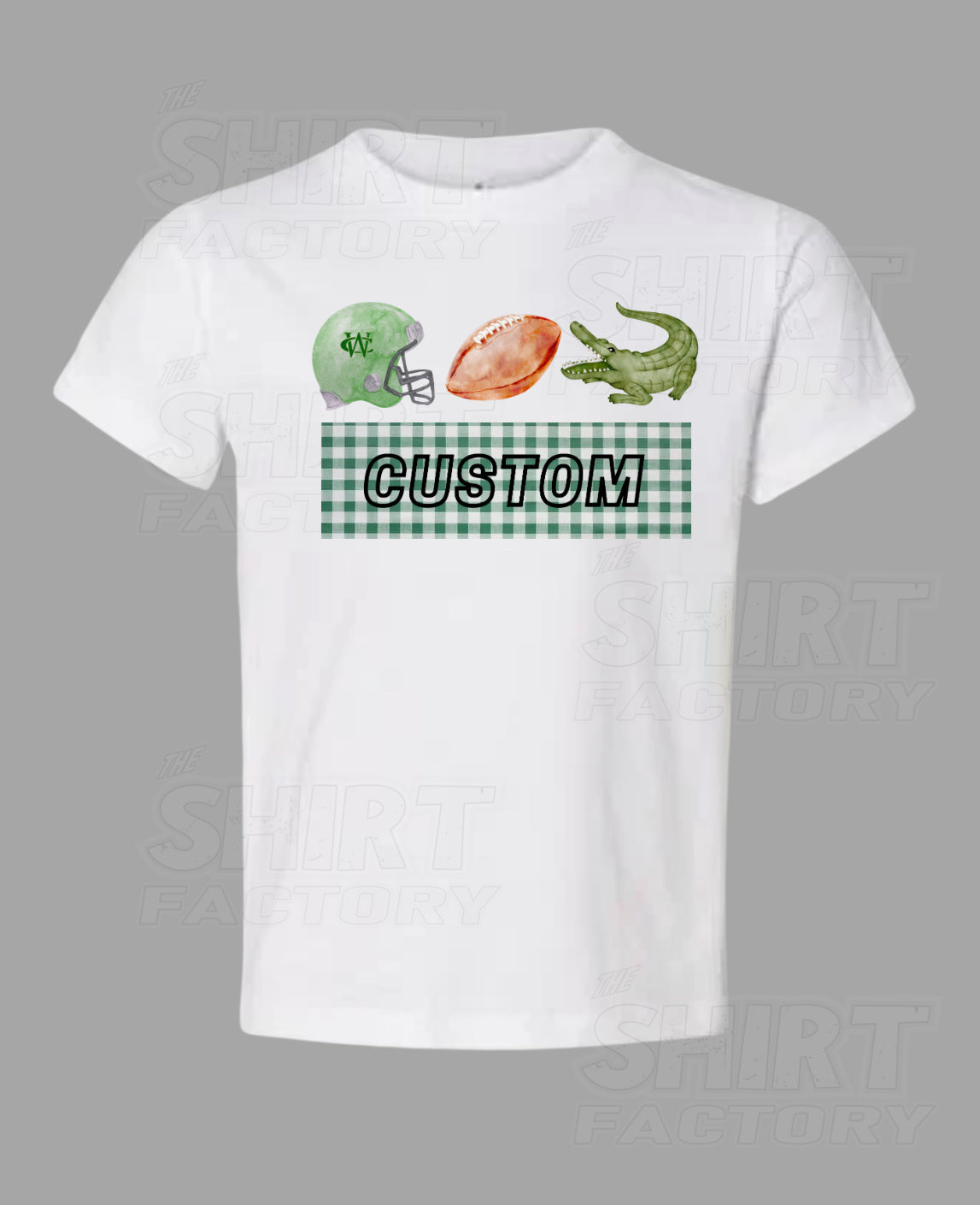Ware County Football Customizable Tee