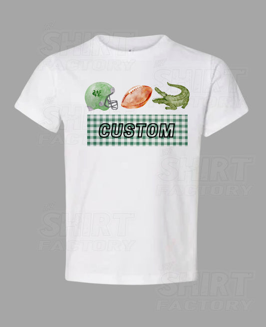 Ware County Football Customizable Tee